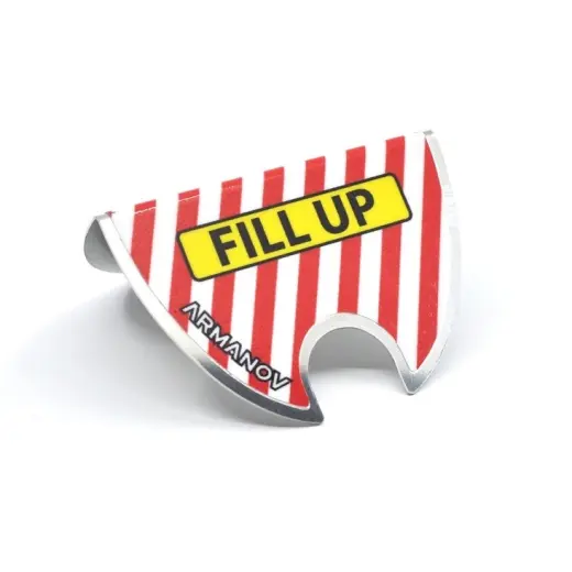 Prachová přepážka Armanov zajišťuje stálou hmotnost prachu na dně zásobníku prachovače. Tím zajistí konzistenci a přesnost prachové navážky.